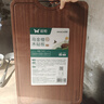 双枪乌金檀木整木菜板 百年龄砧板家用切菜案板抗菌实木菜板50*33*3 实拍图