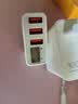 科沃【提速100%】充电头3.4A三口USB充电器5V2A/1A多口快充适用于苹果华为三星oppo小米手机iPad通用 实拍图