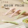 十月结晶硅胶勺宝宝勺子喂水 儿童餐具辅食勺+软勺分阶套装饭盒 实拍图