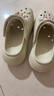 CROCS卡骆驰檀健次同款经典泡芙洞洞鞋轻便舒适男女同款花园鞋|207521 骨白色-2Y2(含智必星) 37 /38(230mm) 实拍图