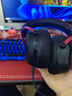 iKF V11 Pro7.1四模无线游戏耳机头戴式7.1环绕音效蓝牙有线电竞三角洲FPS无畏契约听声辨位 黑红色 实拍图