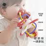 babycare宝宝牙胶磨牙咬胶婴儿玩具曼哈顿球星空手抓球6月+ 杜巴利红 实拍图