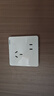西门子（SIEMENS）插座面板 10A斜五孔插座 电源插座 致典雅白色5UB14183NC012P 实拍图