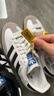 阿迪达斯 adidas三叶草  samba T头鞋运动鞋男女休闲鞋B75806 36 实拍图