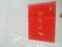 迪茵（DIYIN）出入平安门垫红色50*70cm 入户门地垫门口脚垫丝圈迎宾防滑垫 实拍图