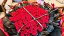来一客鲜花速递99朵红玫瑰花束礼物表白送女友全国同城配送 99朵红玫瑰爱心款 实拍图