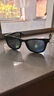 雷朋（RayBan）七夕情人节礼物方形太阳镜眼镜户外防晒偏光墨镜0RB4391D 实拍图