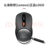 联想（Lenovo）无线蓝牙双模鼠标 便携办公鼠标 人体工程学设计 适用台式机一体机笔记本平板Howard Mouse 2022灰 实拍图