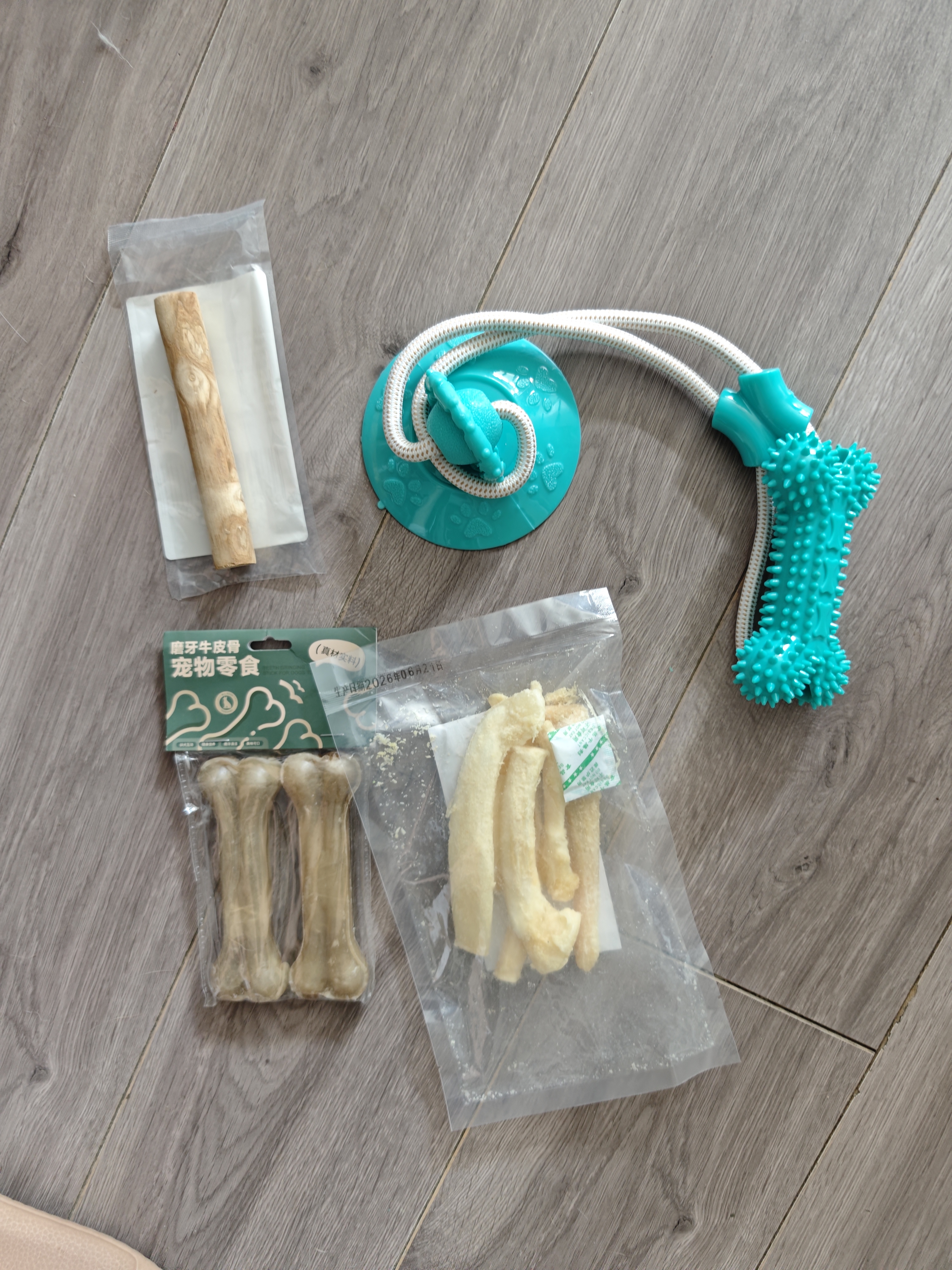 HELLOJOY狗狗零食磨牙棒耐咬大肉骨棒磨牙牛骨头咬胶无添加烘烤牛软骨100g 实拍图