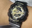 卡西欧（CASIO）手表男G-SHOCK黑金运动电子学生智能日韩表送男友礼物GA-110GB-1A 实拍图