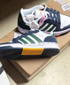 adidas ENTRAP美式校园风运动少年感复古篮球风板鞋男女阿迪达斯   白色/深蓝色/绿色   41 实拍图