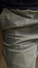 罗蒙纯棉短裤男士中青年工装裤夏季薄款宽松休闲七分短裤子男装大裤衩 8818黑蓝 XL 实拍图