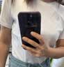 京东京造【热销超20万件】短袖女T恤5A夏季新款潮流上衣 白 M 实拍图