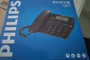 飞利浦（PHILIPS）电话机座机 固定电话 办公家用 家庭有线电话 来电显示 双接口 免电池 CORD118黑色 实拍图