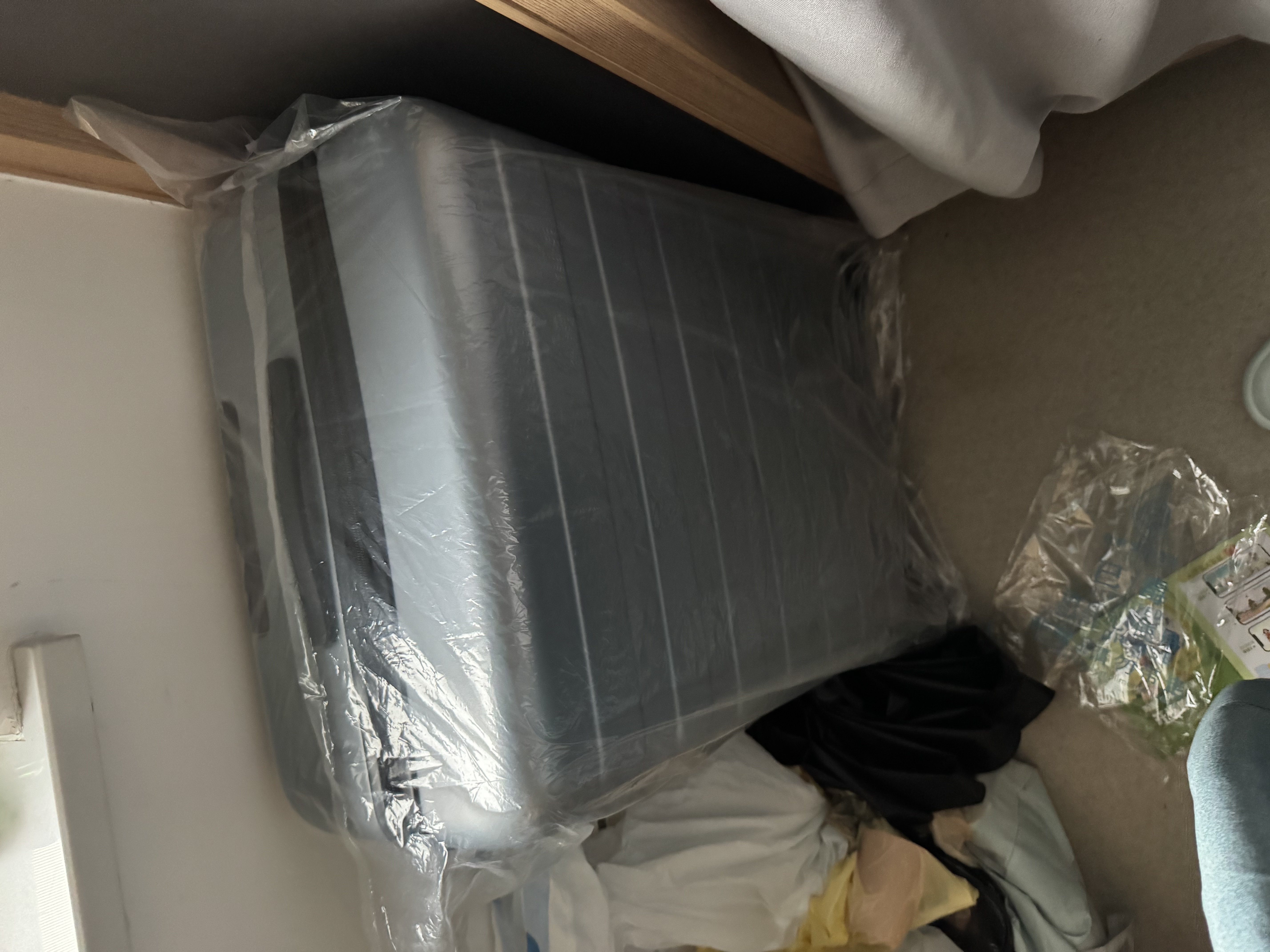90分行李箱28英寸莱茵河经典款 拉杆箱大容量旅行箱密码箱湖光蓝 实拍图