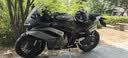AGV K5S摩托车双镜片头盔机车跑盔男女骑行全盔四季通用安全帽3C TEMPEST/BLACK/SILVER XL（适合60-63头围） 实拍图