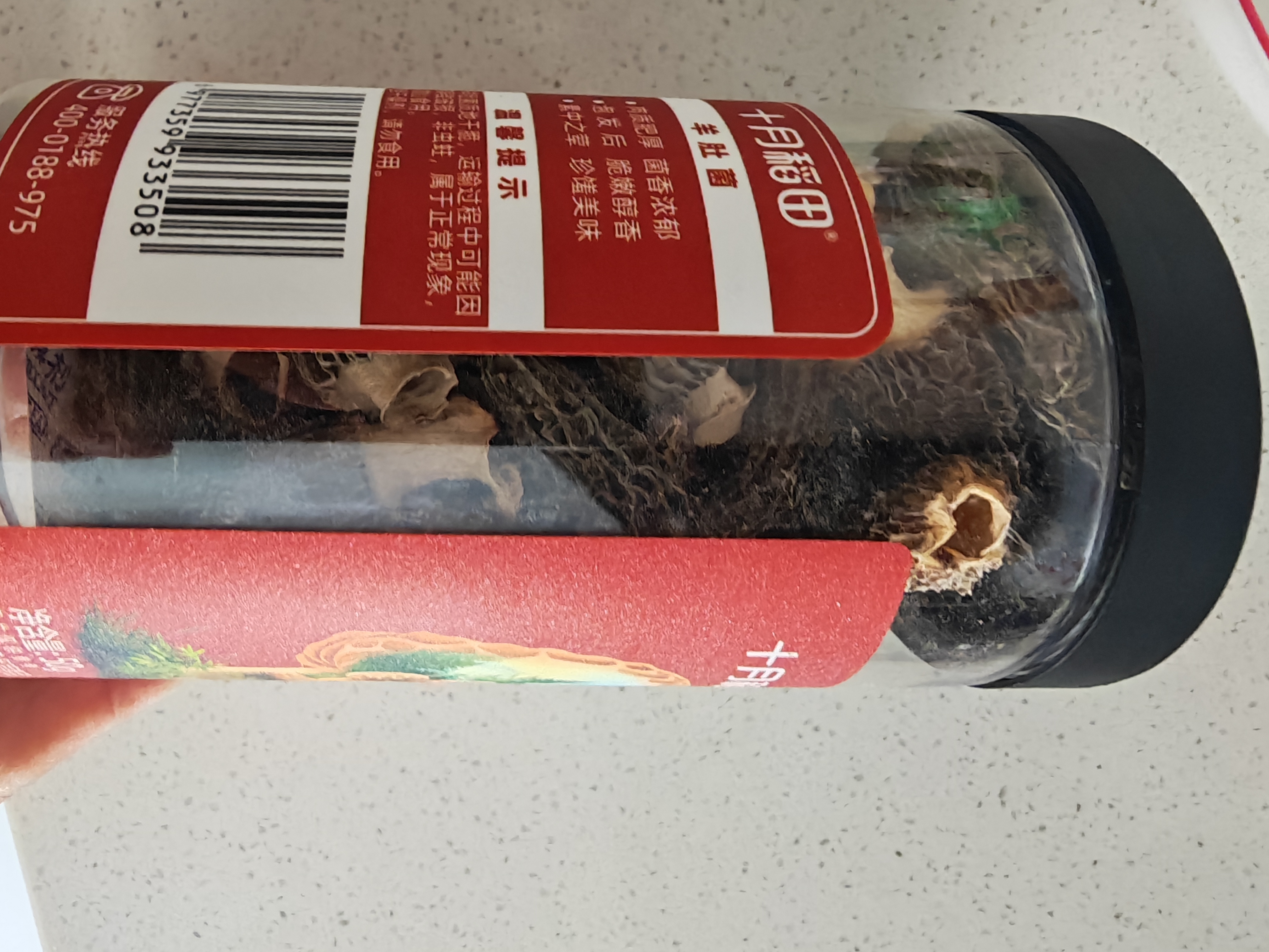 十月稻田羊肚菌 50g 云南产 菌菇汤包 鸡汤煲汤火锅食材 菌菇干货 实拍图