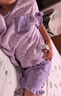 笛莎（DEESHA）【7A抑菌棉】女童春夏短袖五分裤家居服套装宝宝两件套睡衣 实拍图