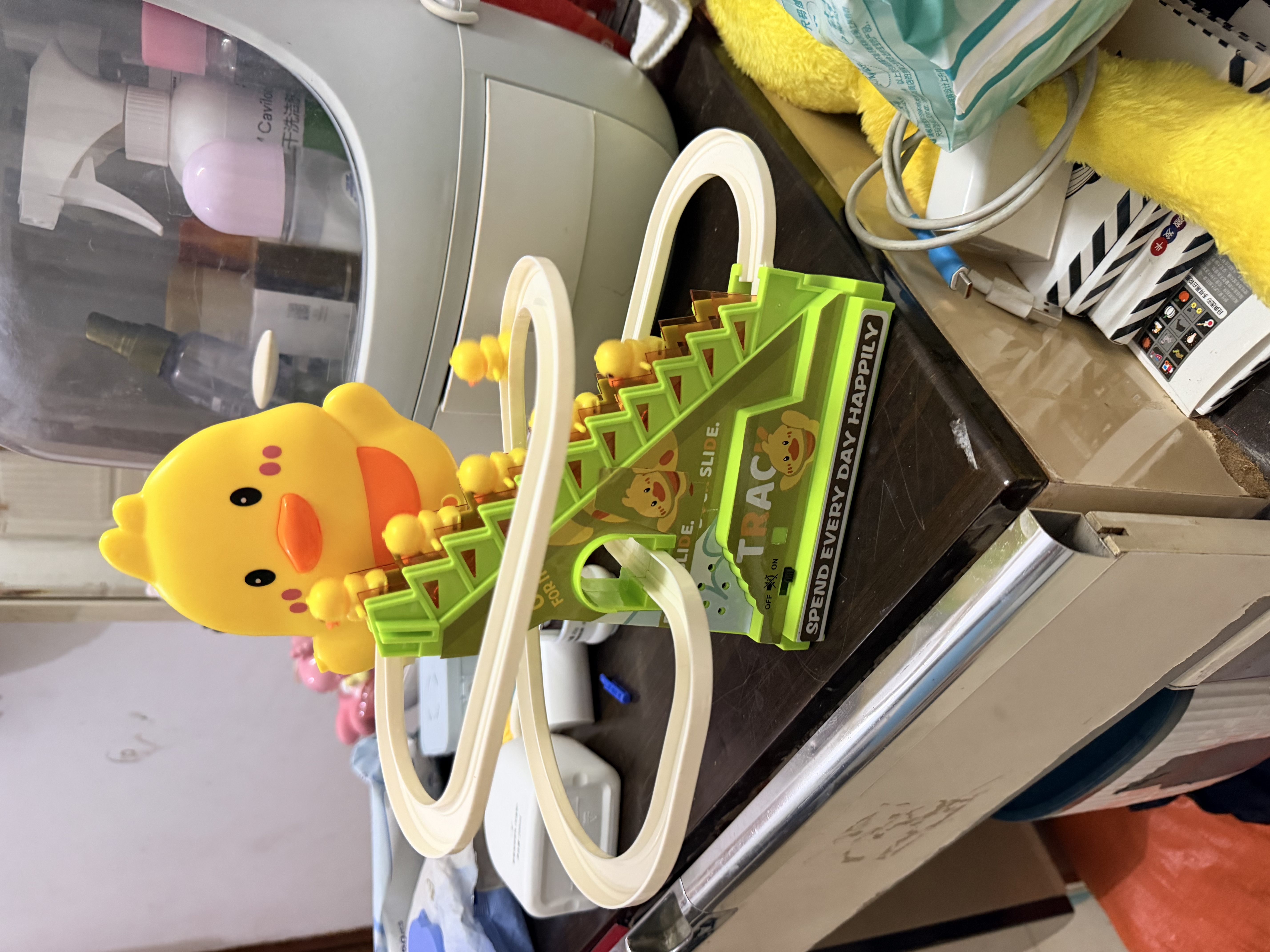 雅斯妮小黄鸭爬楼梯玩具婴儿抬头训练1-3岁宝宝早教滑梯六一儿童节礼物 实拍图