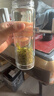 富光双层玻璃杯水杯子茶水分离泡茶杯男女士高颜值团购定制400ML 实拍图