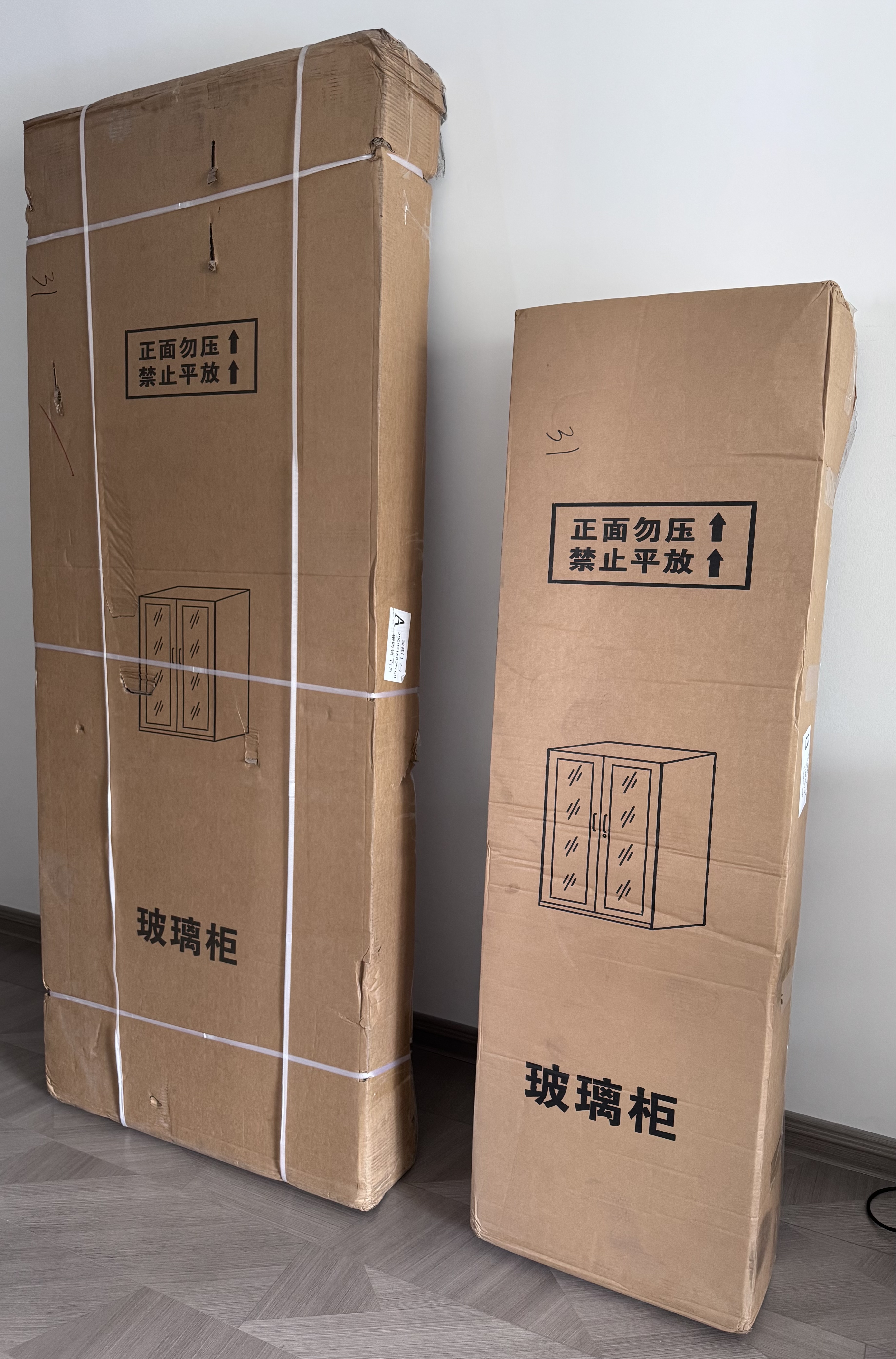 双将轻奢移门书柜推拉玻璃门展示柜铁艺书架落地钢制收纳柜子密码锁 150cm宽*200cm高【六层】含增值服务安装 实拍图