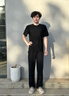 李宁绅适裤|通勤卫裤运动裤男士春秋抗菌直筒运动长裤子AKLW263 实拍图