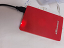 黑甲虫 (KINGIDISK) 1TB USB3.0 移动硬盘 H系列 2.5英寸 中国红 简约便携 商务伴侣 内置加密软件 X6100 实拍图
