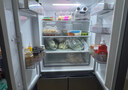 华凌美的出品426十字双开门冰箱超薄风冷无霜一级能效双变频对开多门四门京东自营HR-426WSP国家补贴 实拍图