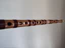 名森（Minsine）笛子 精制苦竹笛F调 单插白线圈初学入门横笛民族吹奏乐器D26 实拍图