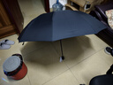 天堂伞 双人雨伞三折 雨伞加大加固三折雨伞全钢十骨大伞 乌木黑 实拍图