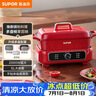 苏泊尔（SUPOR）电蒸锅 电煮锅 电火锅 家用多功能烤鱼烤肉锅 多用途分体不粘料理锅 蒸煮炖涮升级款H3423FK863A 实拍图
