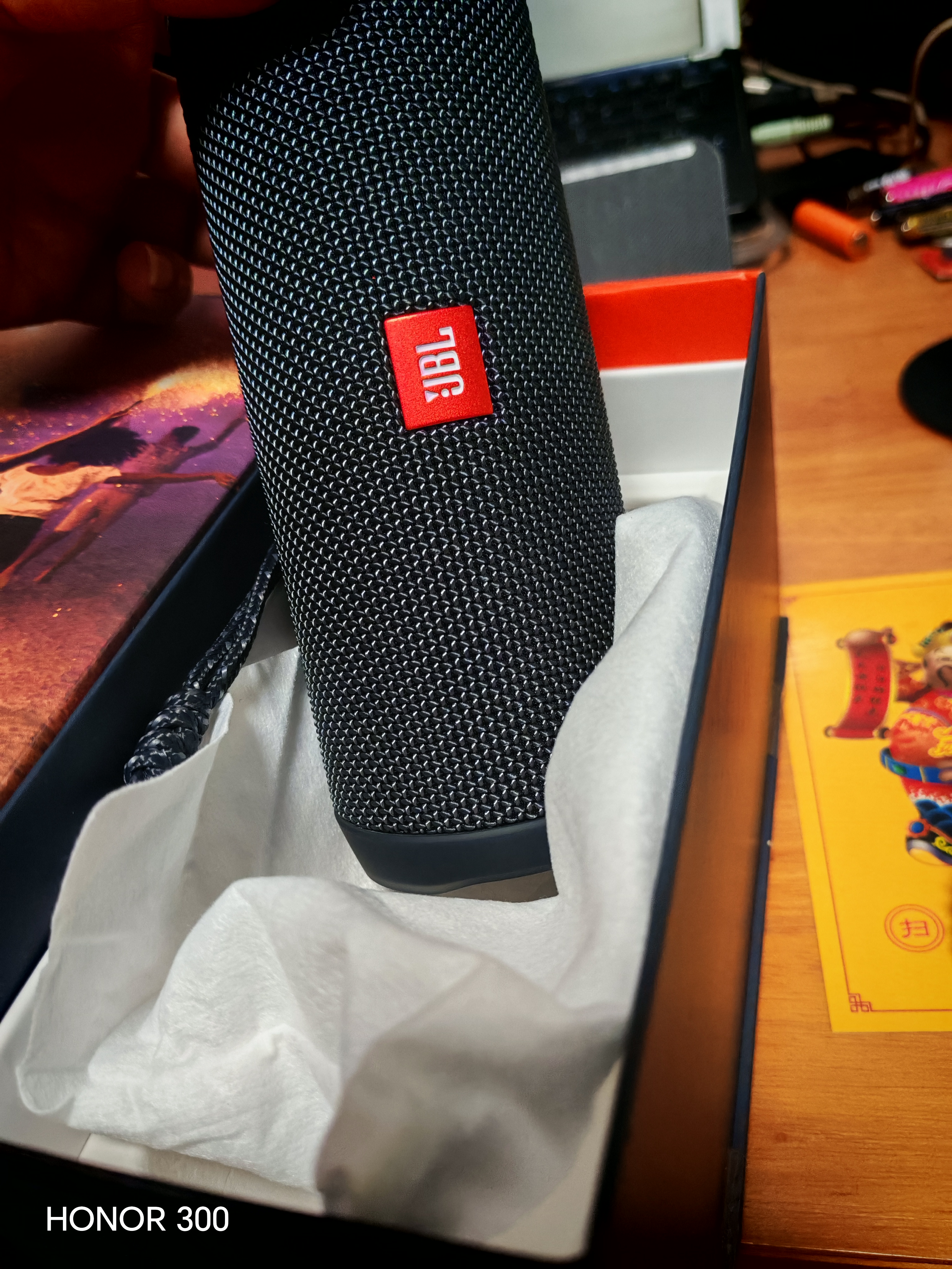 JBL FLIP ESSENTIAL2 旗舰款二代 蓝牙音响【焕新补贴】便携音箱  户外防水 低音炮 登山秋游 炫酷黑 实拍图