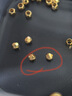 御邪定价足金999蹦迪珠黄金2MM散珠硬金爆闪DIY手串散金子 2mm蹦迪十颗约0.25g 实拍图