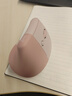 罗技（Logitech）Lift人体工学鼠标 垂直鼠标 小手鼠标 无线蓝牙鼠标 3台设备秒切换 带Logi Bolt接收器 粉色 实拍图