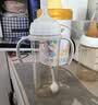 贝亲（Pigeon）自然离乳 PPSU重力球吸管双把手奶瓶 330mL 12月+ AA253 实拍图