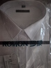 罗蒙（ROMON）纯色商务职业正装男士白衬衫工装外套长袖衬衣男CS108白色2XL 实拍图