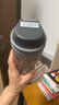 乐扣乐扣（LOCK&LOCK）一键式运动水杯塑料杯户外便携水壶带把手刻度男女杯子灰色750ml 实拍图