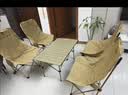 骆驼（CAMEL）户外折叠桌露营装备蛋卷桌野外野餐野营用品174BL03656B奶白色 实拍图