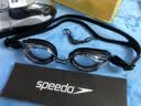 速比涛（Speedo）Edge精工泳镜高清防水防雾泳镜游泳运动训练男女通用 黑色/透明 实拍图