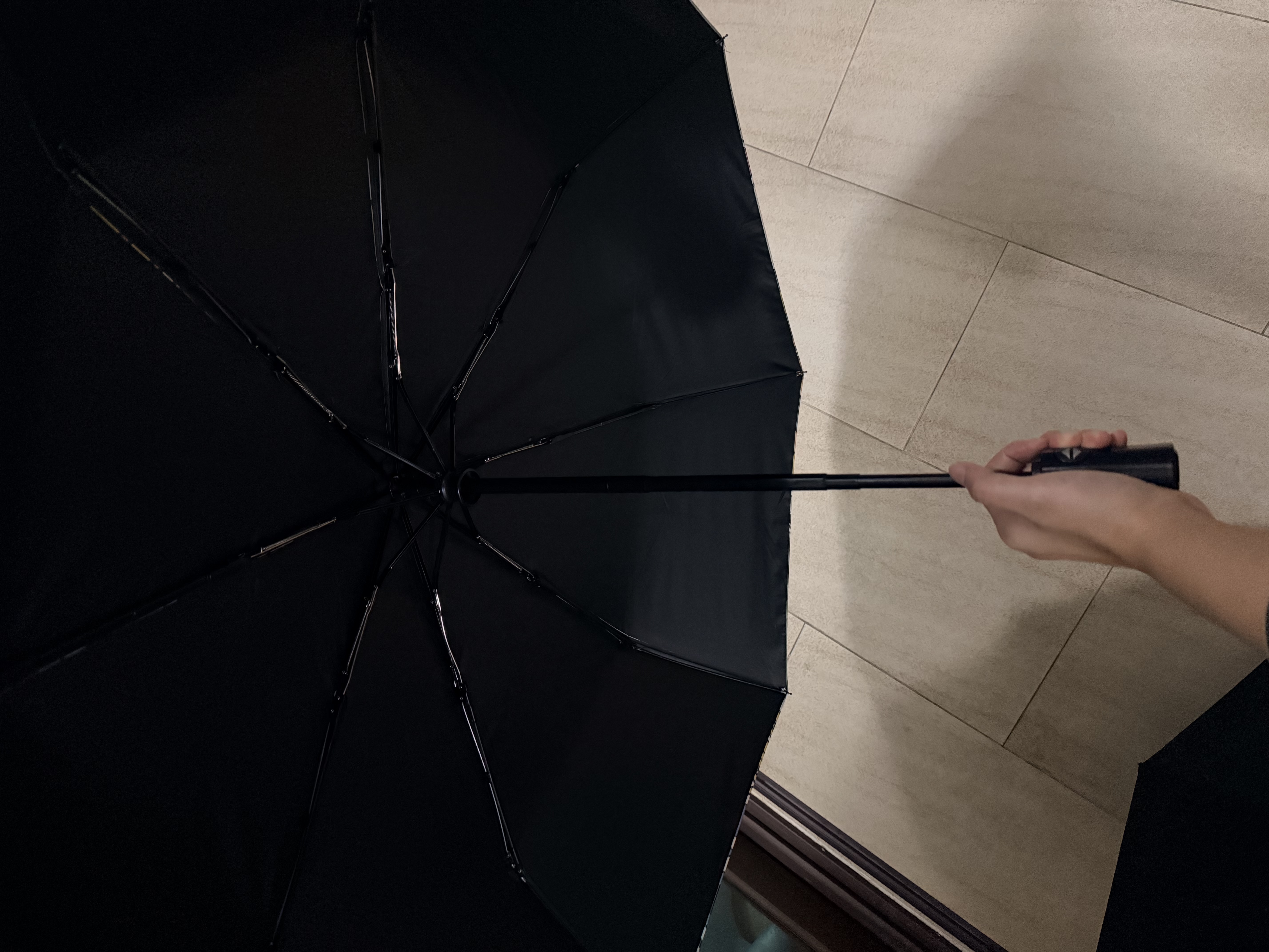 C'mon全自动晴雨伞三折防晒遮阳伞太阳伞女防紫外线便携 小怪兽自动伞 实拍图