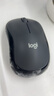 罗技（Logitech）M220 轻音鼠标 无线鼠标 办公鼠标 对称鼠标 带无线微型接收器 灰黑色 实拍图