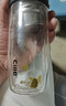 希乐玻璃杯双层玻璃水杯高颜值男士商务办公茶水分离杯便携泡茶杯子 实拍图