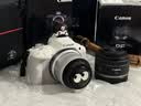 Canon七夕礼物佳能r50入门级微单反 半画幅数码相机 4k美颜小巧便携送礼物 R50 18-45白套机+RF50 1.8 【双镜头】 套餐一【128G内存卡~摄影包+备用电池+卡通礼】 实拍图