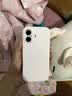 品胜【相机按键全包】适用iPhone17手机壳苹果17保护套亲肤柔性液态男女款超薄全包软壳保护套白色 实拍图