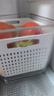 家の物语（KATEI STORY）沥水保鲜盒双层冰箱水果盒食品级洗菜篮带盖篮果蔬收纳盒3L 实拍图