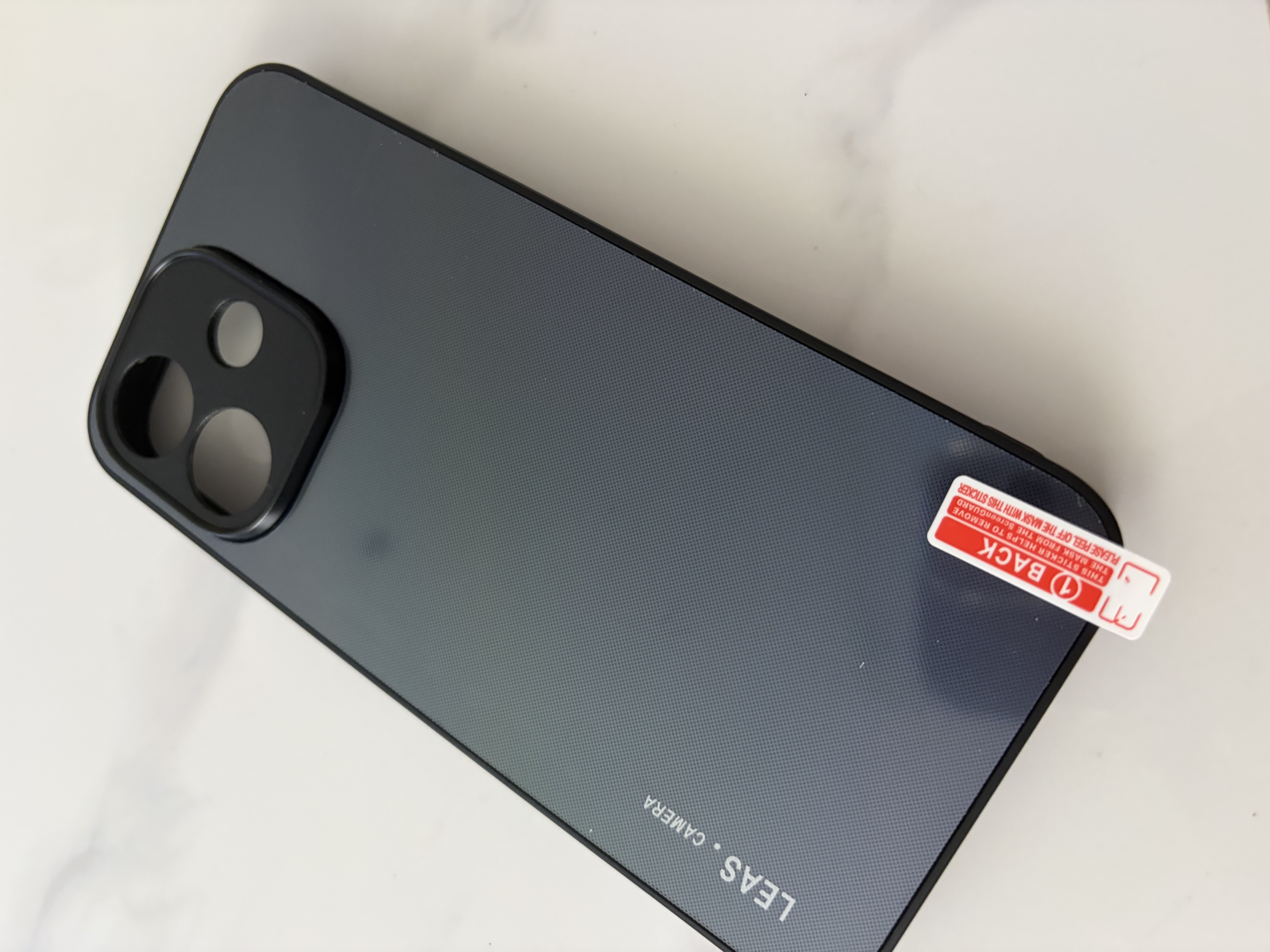 FreesonAG漫光磨砂手机壳适用小米红米note 17pro手机保护套镜头全包防摔二合一保护壳防滑防指纹 曜石黑 实拍图