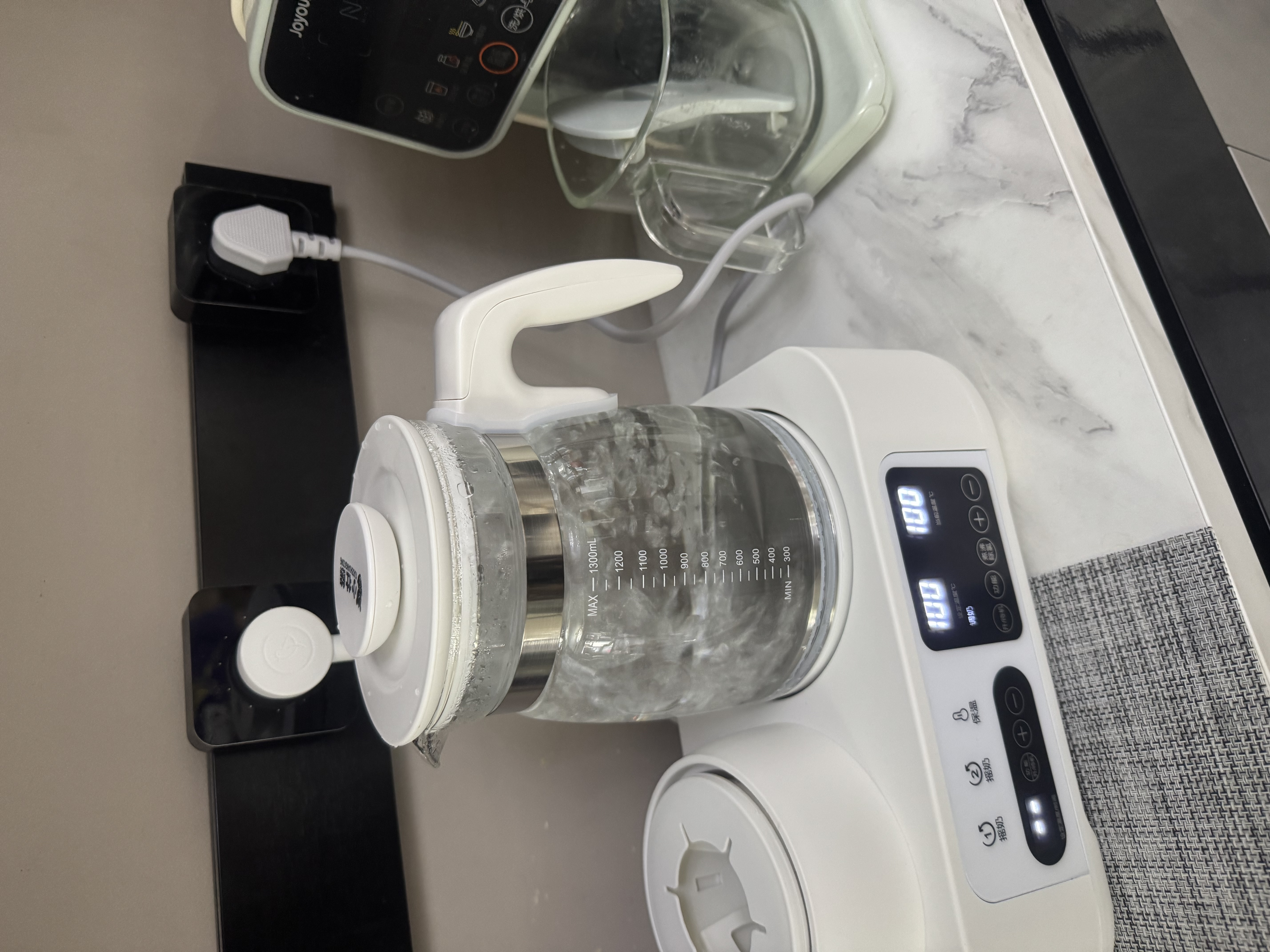 小壮熊摇奶器恒温水壶婴儿冲奶家用专用一体泡奶粉温奶器调奶热奶二合一 【升级款 1300ml 】摇奶·调奶·保温 实拍图