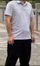 jackWolfskin狼爪26春夏新款DONDO男士休闲户外短袖POLO衫上衣T恤衫5820015 云雾蓝/1294 L 实拍图