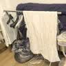 稳纳晾衣架落地折叠式晾衣杆晒衣架不锈钢室内外移动伸缩晒被子架2米 实拍图