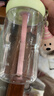 乐扣乐扣（LOCK&LOCK）夏天高颜值大容量泡饮吸管杯tritan塑料儿童水杯子770ML绿色 实拍图